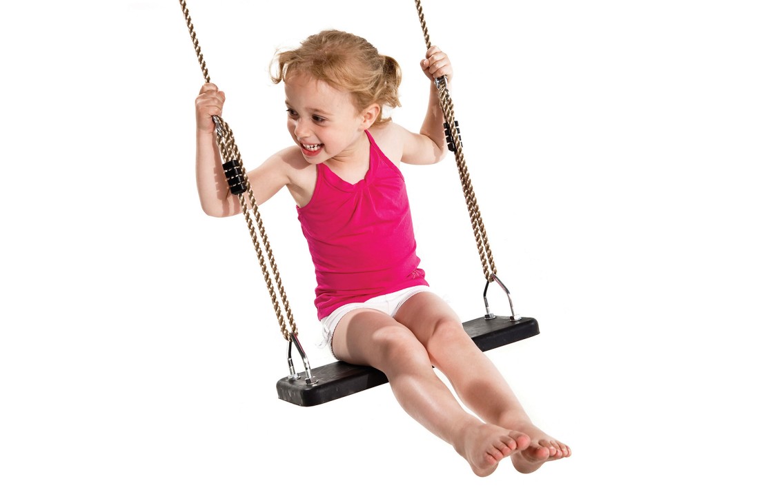 Rubber Swing Seat with Ropes
